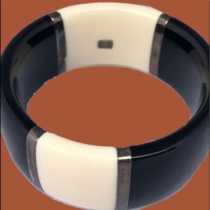 Ippolita Cream and Black Resin Bracelet